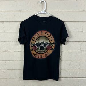Guns N’ Roses Chicago Black Band Tee size S